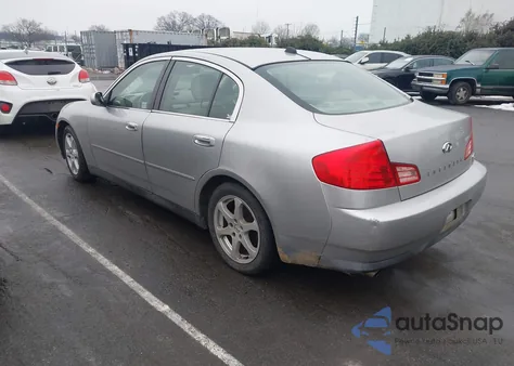 2004 Infiniti G35 from USA, damaged, VIN JNKCV51E04M604926